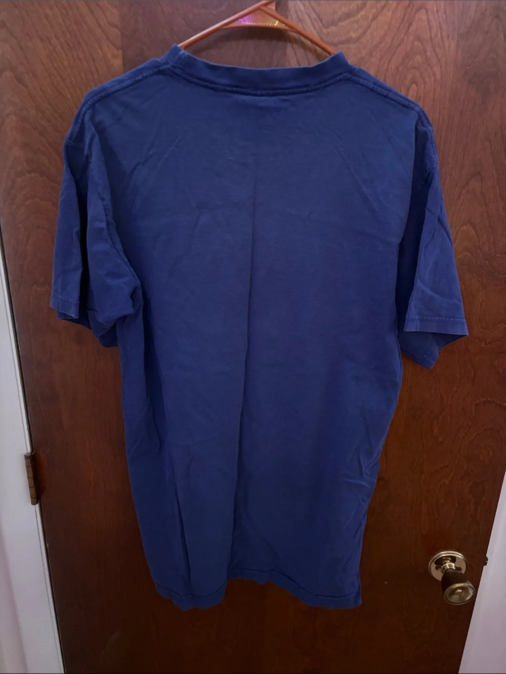 Vintage Guess 1997 Men’s Medium Navy Logo Long Tee - Picture 3 of 3